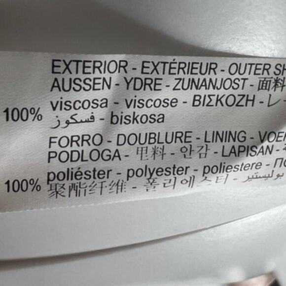 ZARA Pink Printed Belted Long Line Open Front Kimono Robe Duster Sz XS S M New - Picture 12 of 15